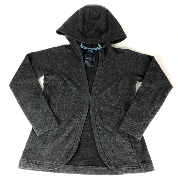 Columbia Sweaters - ***REDUCED*** Columbia Gray Hooded Knit Sweater